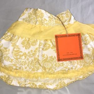Yellow girls Trish Scully Child skirt